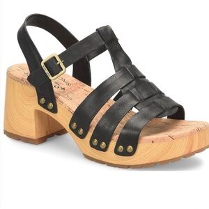 NWOT- Kork-Ease ‘Talia’ Nubuck Leather Platform Sandals